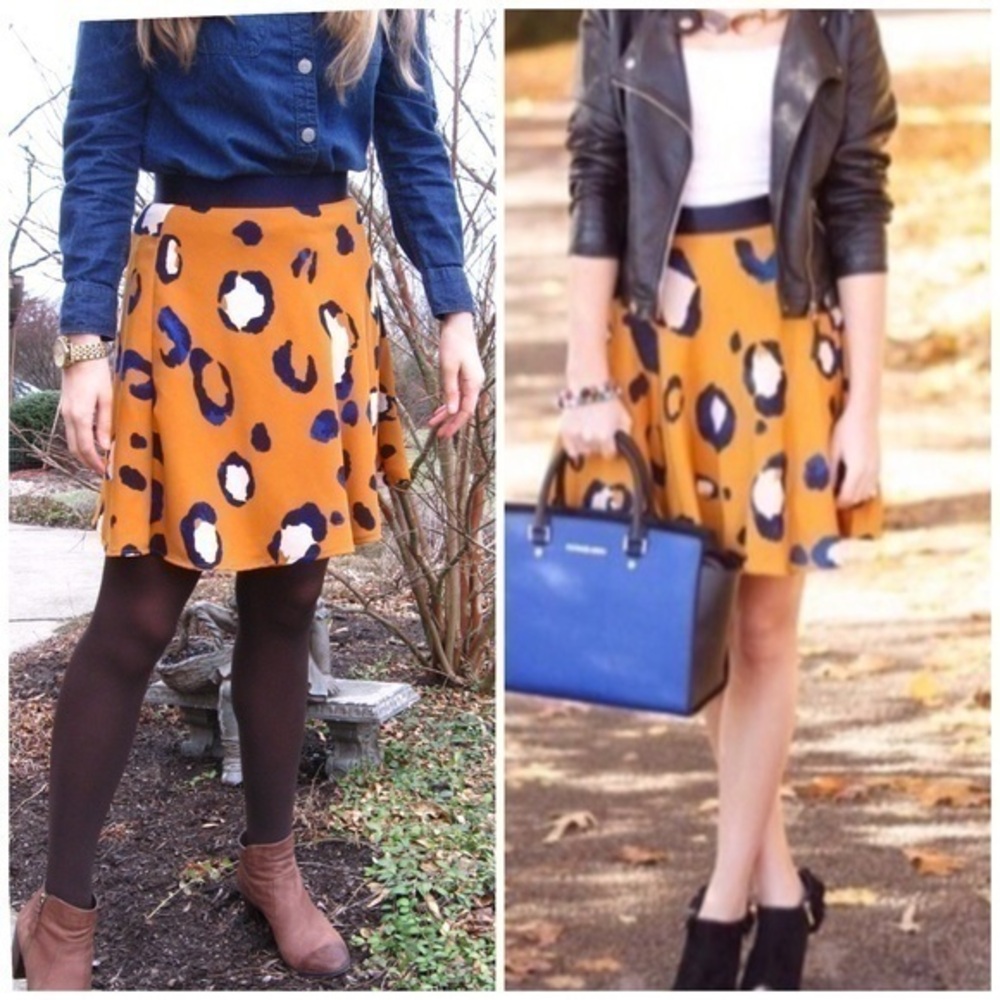3.1 Phillip Lim x Target Cheetah Print Skirt Size 12